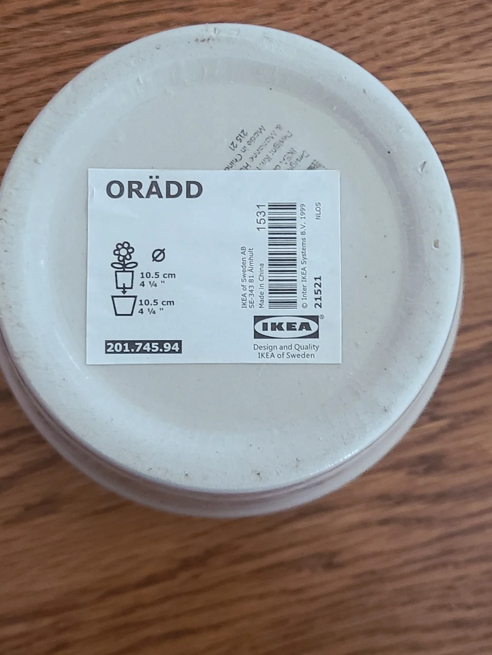 IKEA ORÄDD plant pots, Set Of 2